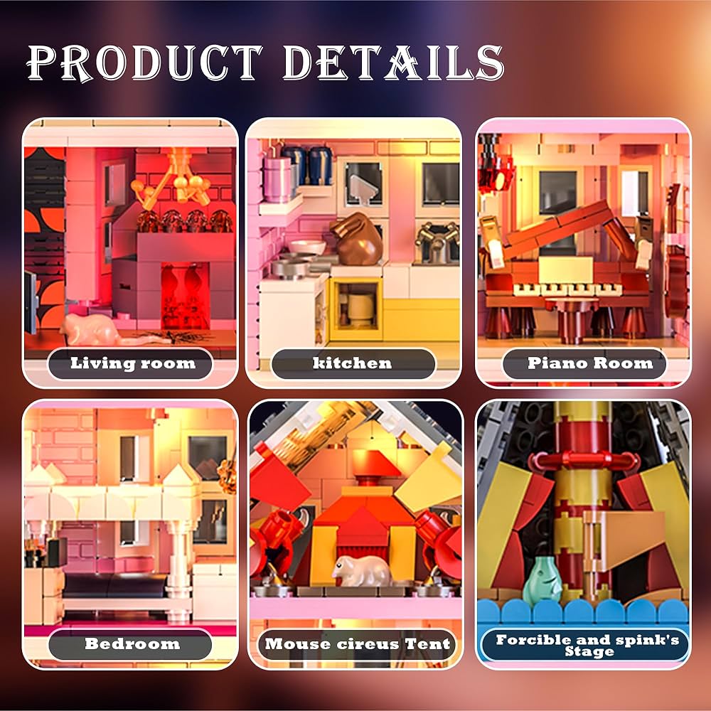 The Pink Palace Brick Set