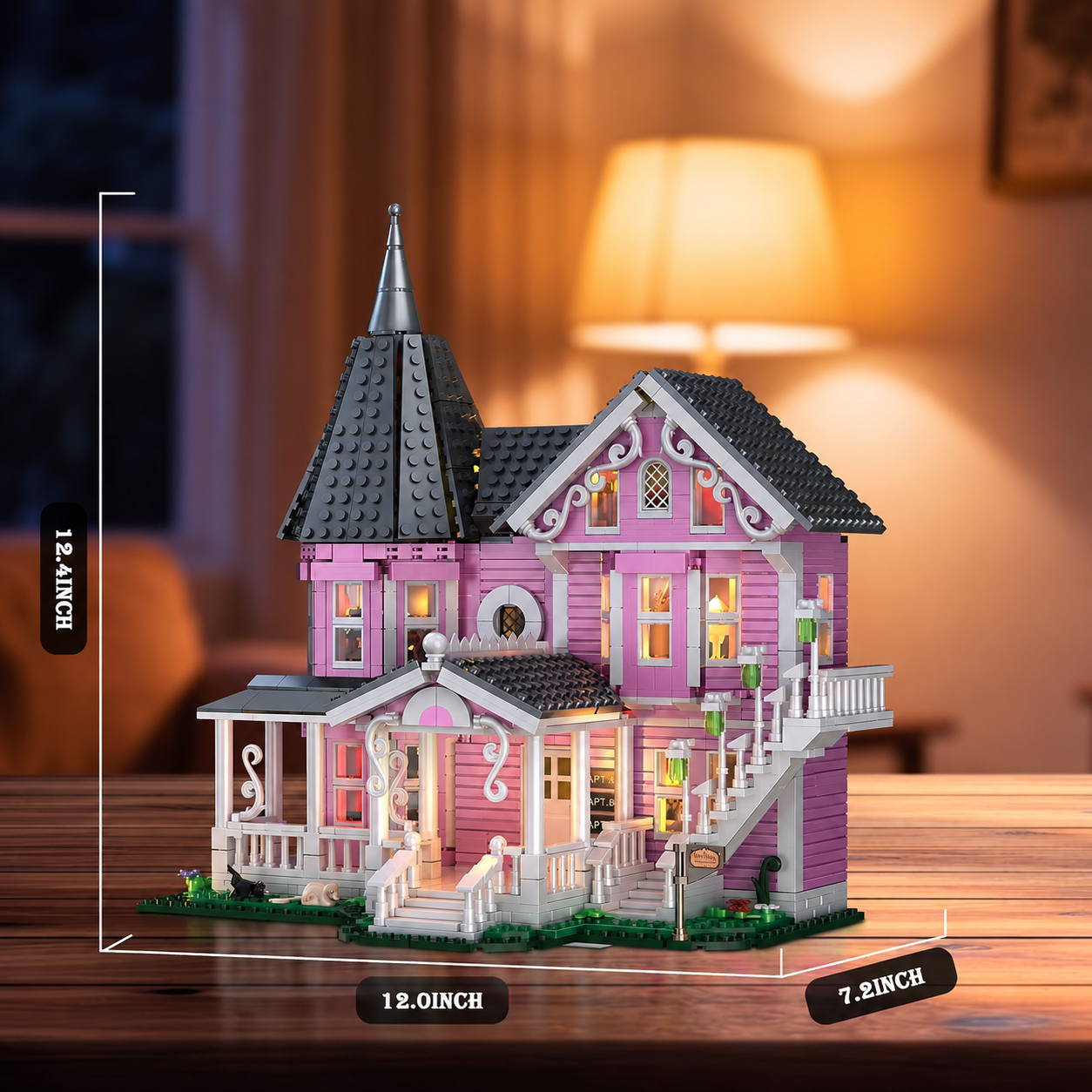 The Pink Palace Brick Set