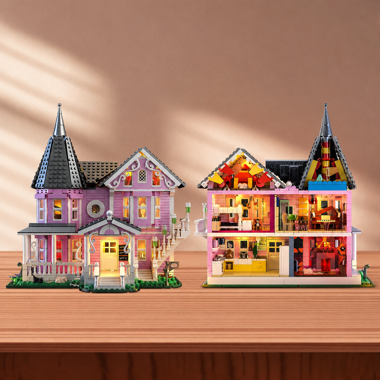 The Pink Palace Brick Set